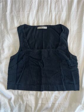 Abercrombie & Fitch linen-blend tank